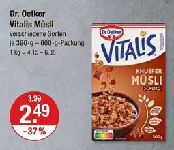 V Markt Dr. oetker vitalis müsli Angebot