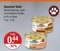 V Markt Gourmet gold katzennahrung, nass, verschiedene sorten Angebot