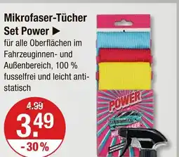 V Markt Mikrofaser-tücher set power Angebot