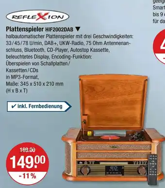 V Markt Plattenspieler hif2002dab Angebot