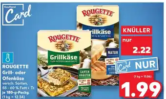Kaufland Rougette grillkäse fein-würzig mariniert Angebot