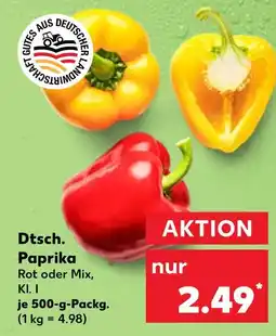 Kaufland Dtsch. paprika Angebot