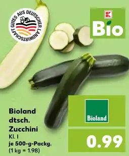 Kaufland Bioland dtsch. zucchini Angebot