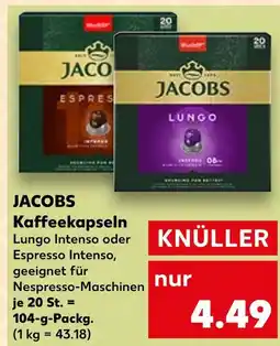 Kaufland Jacobs lungo intenso Angebot
