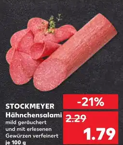 Kaufland Stockmeyer hähnchensalami Angebot