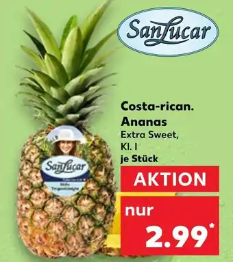 Kaufland Sanlucar costa-rican. ananas Angebot