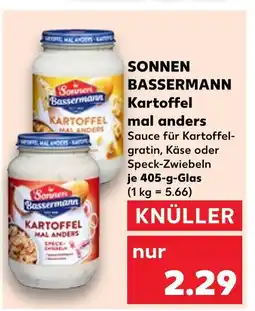 Kaufland Sonnen bassermann kartoffel mal anders sauce für kartoffelgratin, käse oder speck-zwiebeln Angebot