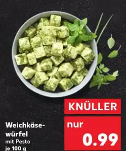 Kaufland Weichkäsewürfel mit pesto Angebot