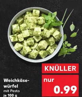 Kaufland Weichkäsewürfel mit pesto Angebot