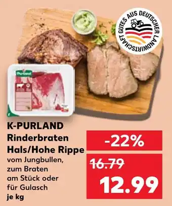 Kaufland K-purland rinderbraten hals/hohe rippe Angebot
