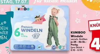 Kaufland Kuniboo premium windeln xl Angebot