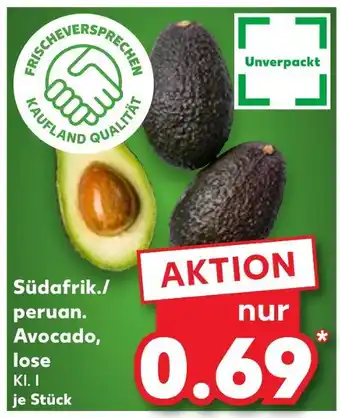 Kaufland Südafrikanische/peruanische avocado Angebot