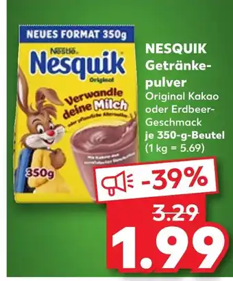 Kaufland Nestlé nesquik getränkepulver original kakao Angebot