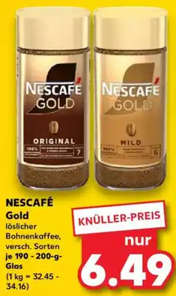 Kaufland NESCAFÉ Gold Angebot