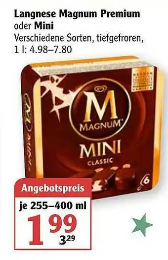 Globus Langnese Magnum Premium Oder Mini Angebot