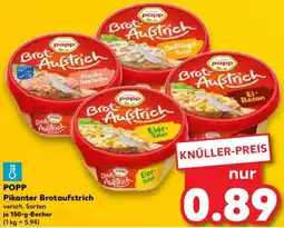 Kaufland POPP Pikanter Brotaufstrich Angebot
