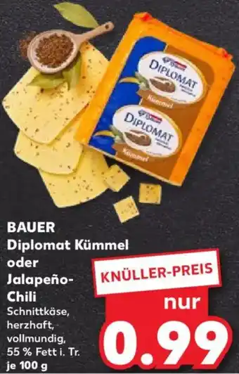 Kaufland BAUER Diplomat Kümmel oder Jalapeño Chili Angebot