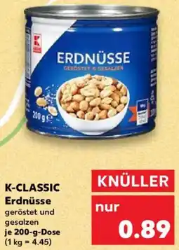 Kaufland K-CLASSIC Erdnüsse Angebot