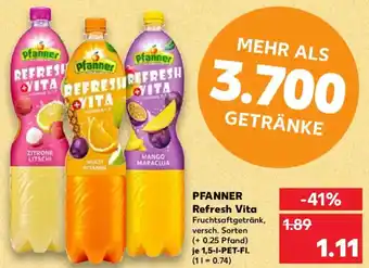 Kaufland PFANNER Refresh Vita Angebot