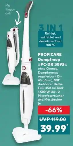 Kaufland PROFICARE Dampfmop PC-DR 3093 Angebot