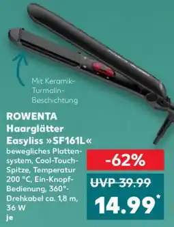 Kaufland ROWENTA Haarglätter Easyliss SF161L Angebot