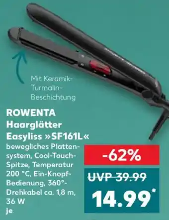 Kaufland ROWENTA Haarglätter Easyliss SF161L Angebot