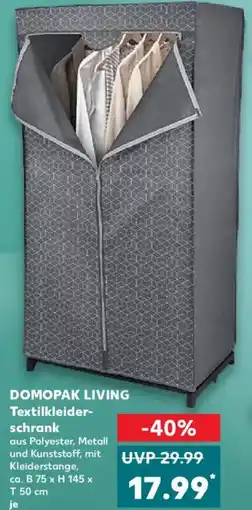 Kaufland DOMOPAK LIVING Textilkleiderschrank Angebot