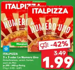 Kaufland ITALPIZZA 3 x 3 oder La Numero Uno Angebot