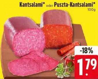 Edeka Kantsalami oder Puszta-Kantsalami Angebot