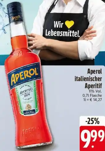 Edeka Aperol italienischer Aperitif Angebot