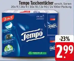 Edeka Tempo Taschentücher Angebot