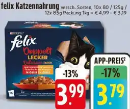 Edeka felix Katzennahrung Angebot