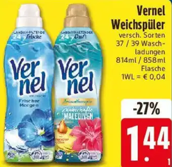 E-Center Vernel Weichspüler Angebot