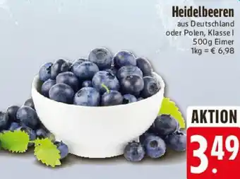 E-Center Heidelbeeren Angebot