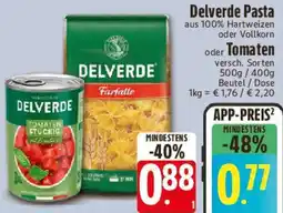 E-Center Delverde Pasta oder Tomaten Angebot