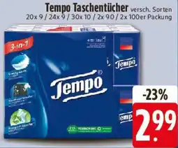 E-Center Tempo Taschentücher Angebot