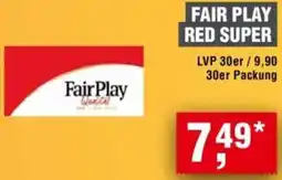 Handelshof Fair play red super Angebot