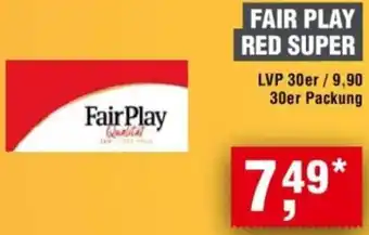 Handelshof Fair play red super Angebot