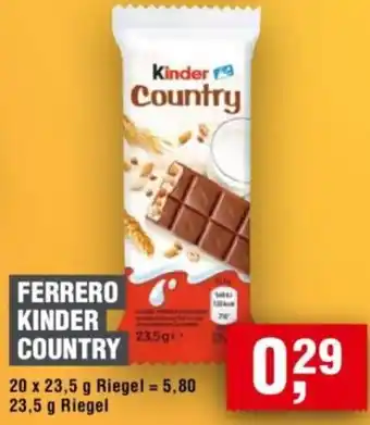 Handelshof Ferrero kinder country Angebot