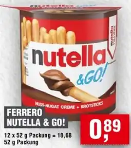 Handelshof Ferrero nutella & go! Angebot