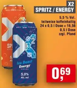 Handelshof X2 spritz/energy Angebot
