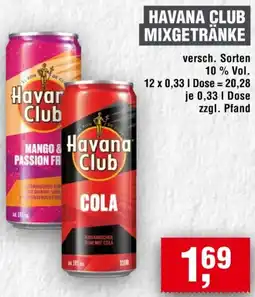 Handelshof Havana club mixgetränke Angebot
