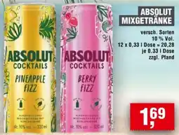 Handelshof Absolut mixgetränke Angebot