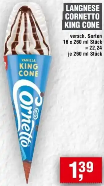 Handelshof Langnese cornetto king cone Angebot