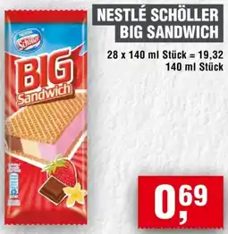 Handelshof Nestlé schöller big sandwich Angebot