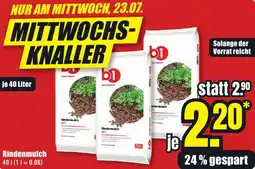 B1 Discount Baumarkt b1 Rindenmulch Angebot