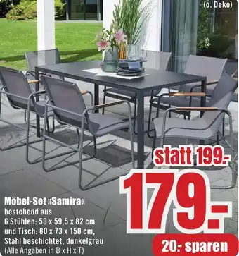 B1 Discount Baumarkt Möbel-Set Samira Angebot