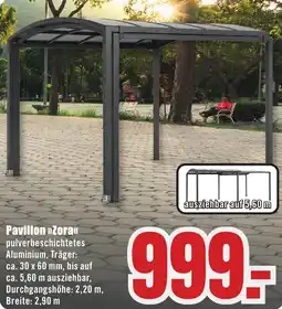 B1 Discount Baumarkt Pavillon Zora Angebot