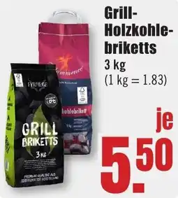 B1 Discount Baumarkt Grill Holzkohlebriketts Angebot