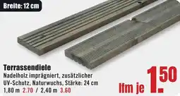 B1 Discount Baumarkt Terrassendiele Angebot